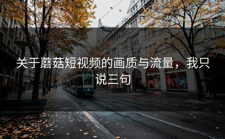 关于蘑菇短视频的画质与流量，我只说三句-第1张图片-蘑菇视频ios - 苹果用户专属高清APP